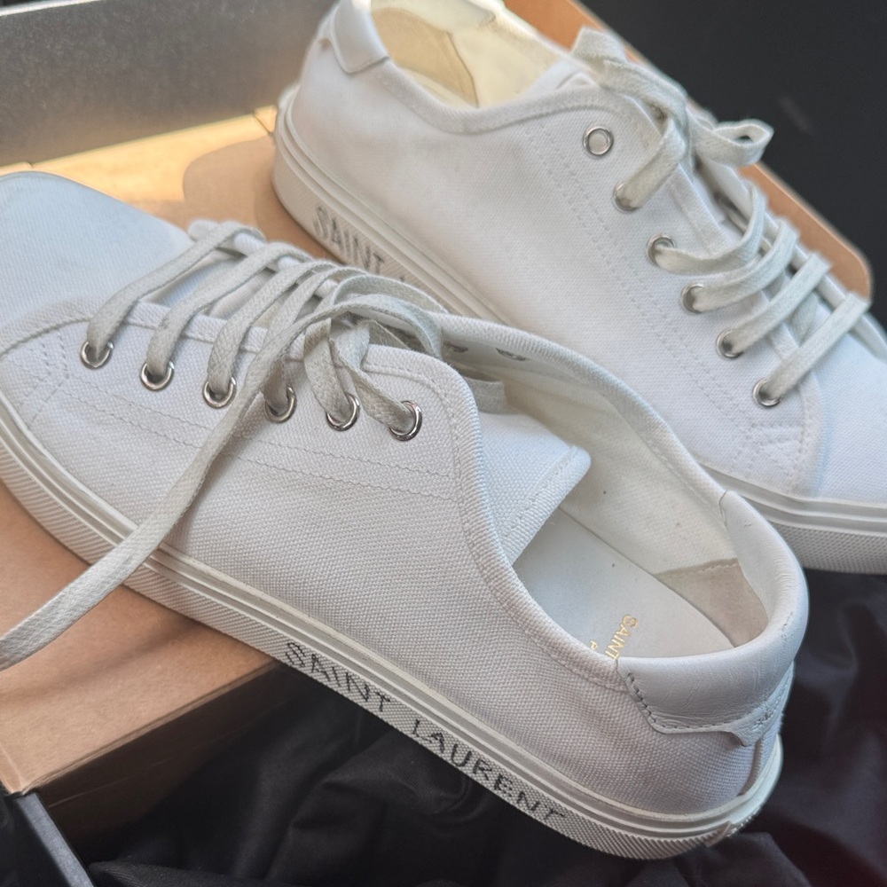 Saint Laurent White Sneakers